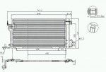 Радиатор кондиционера Citroen (ситроен) Xsara