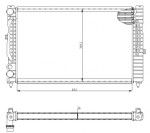Радиатор двигателя Volkswagen (фольксваген) Passat B5 (GP)