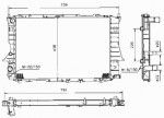 Радиатор двигателя Audi (ауди) A6 (4A,C4)