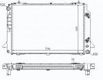 Радиатор двигателя Audi (ауди) 80 (B4)