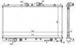 Радиатор двигателя Mitsubishi (митсубиси) Galant VI