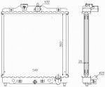Радиатор двигателя Honda (хонда) Civic V (EJ9 EJ6 EK)