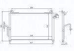 Радиатор кондиционера Mazda (мазда) Premacy