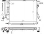 Радиатор двигателя BMW (бмв) 5 (E39)