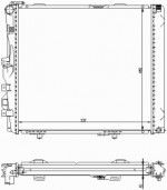 Радиатор двигателя Mercedes (мерседес) E (W124)