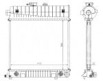 Радиатор двигателя Mercedes (мерседес) C (W202)