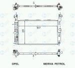 Радиатор двигателя Opel (опель) Meriva