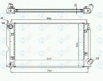 Радиатор двигателя Toyota (тойота) Corolla Verso