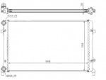 Радиатор двигателя Volkswagen (фольксваген) Touran