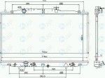 Радиатор охлаждения Honda (хонда) Accord (USA)