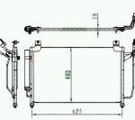 Радиатор кондиционера Mazda (мазда) CX-7