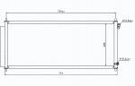 Радиатор кондиционера Honda (хонда) Jazz