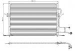 Радиатор кондиционера Ford (форд) Mondeo I
