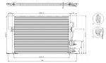 Радиатор кондиционера Ford (форд) Mondeo II