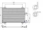 Радиатор кондиционера Peugeot (пежо) Partner