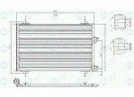 Радиатор кондиционера Peugeot (пежо) 307
