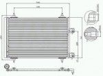 Радиатор кондиционера Peugeot (пежо) 307