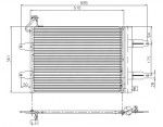 Радиатор кондиционера Volkswagen (фольксваген) Polo (9N)