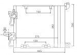 Радиатор кондиционера Opel (опель) Zafira B