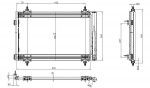 Радиатор кондиционера Peugeot (пежо) 307
