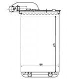 Радиатор обогрева салона Renault (рено) 19 I
