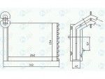 Радиатор обогрева салона Volkswagen (фольксваген) Sharan