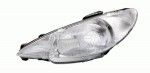 Передняя фара левая Peugeot (пежо) 206