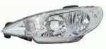 Передняя фара левая Peugeot (пежо) 206